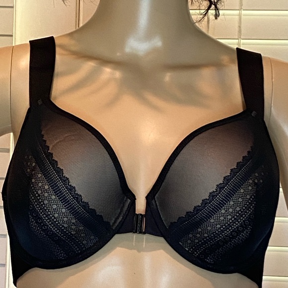 SPANX Bra-Llelujah! Illusion Lace Full Coverage Front Closure Bra Size 34D NWT - Picture 5 of 10